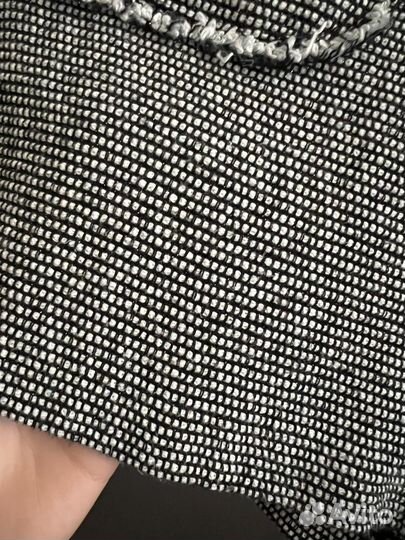 Шорты твидовые sisley 46 в стиле chanel