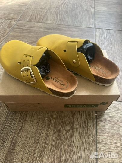 Шлепки женские аля birkenstock. Натур.кожа