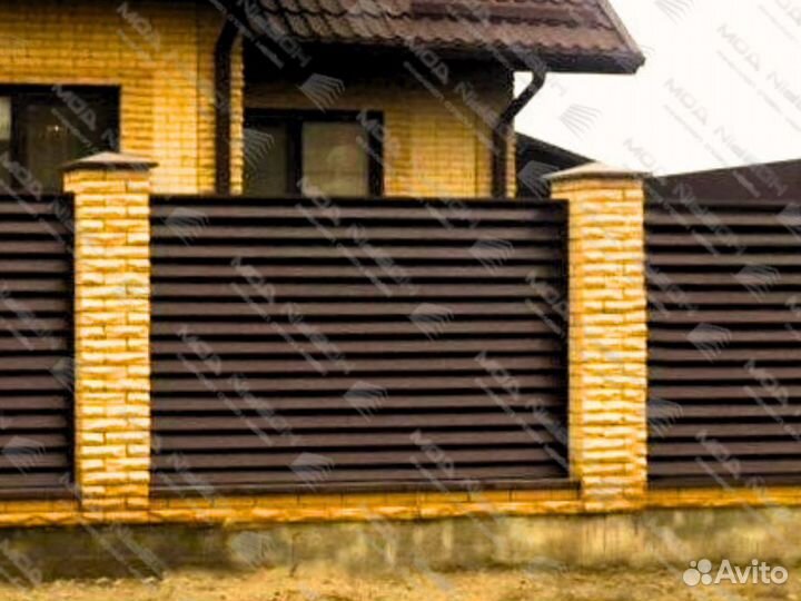 Забор жалюзи еврозабор