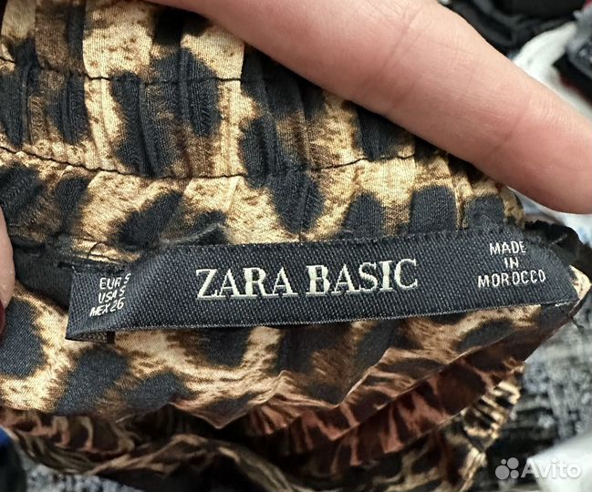 Юбка Zara с леопардовым принтом