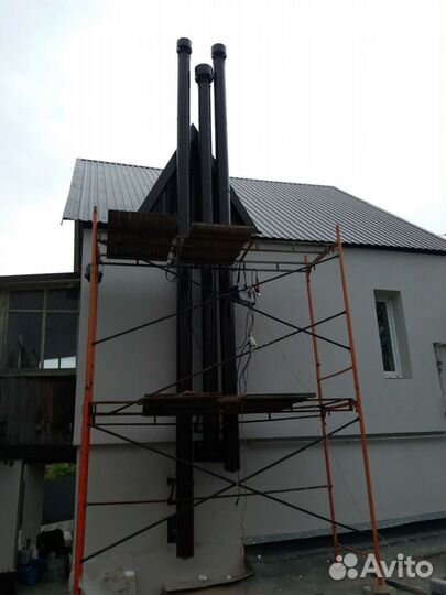 Монтаж чистка вентиляции дымоходов