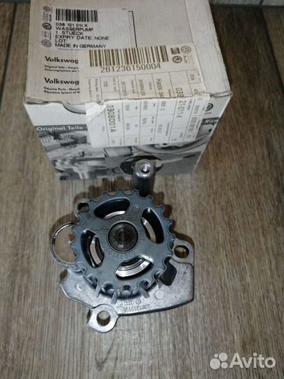 Водяной насос Помпа VW, Audi, Skoda
