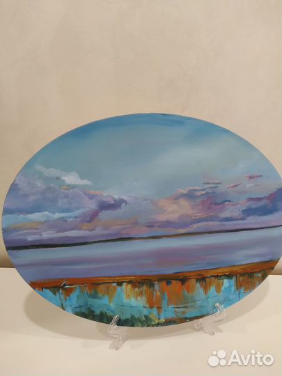 Картина маслом морской пейзаж