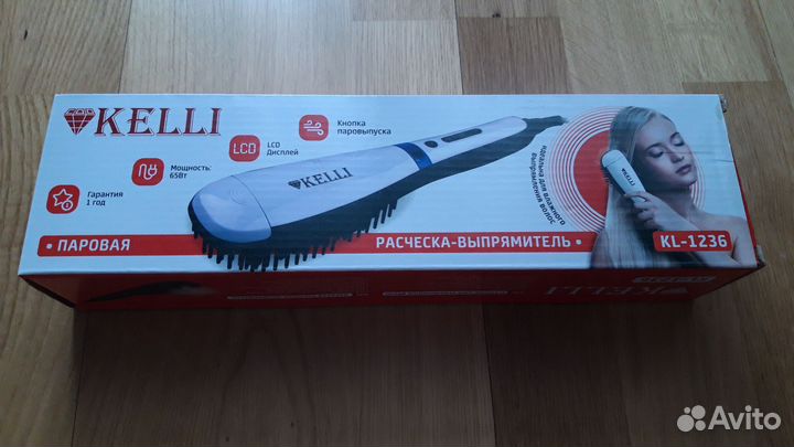 Выпрямитель-расческа для волос паровая