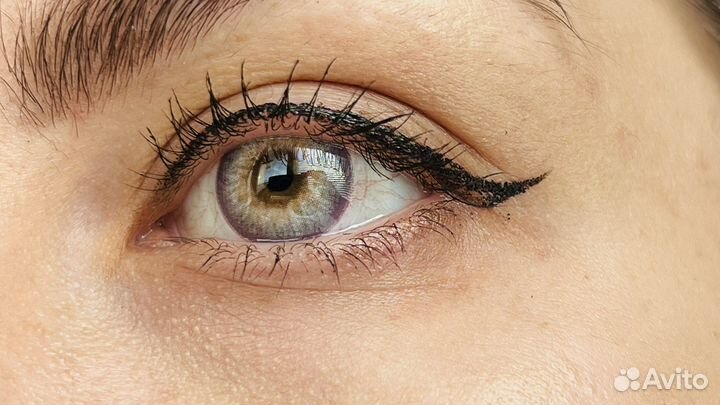 Линзы контактные голубые