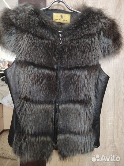Меховая жилетка писец