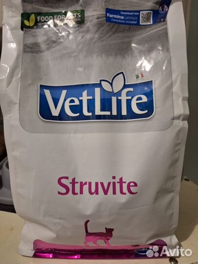Корм для кошек VetLife Struvite