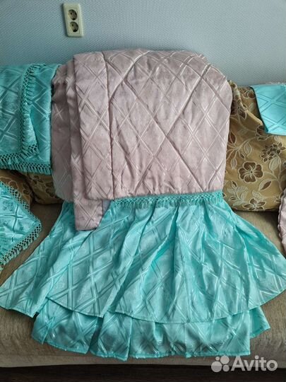 Набор покрывало, штора, балдахин, наволочки