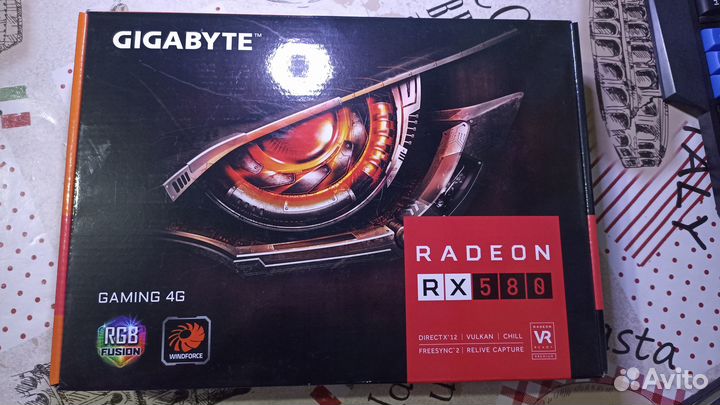 Видеокарта Gigabyte RX-580 4Gb