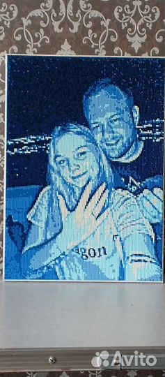 Сборка алмазной мозаики, картины по фотографии