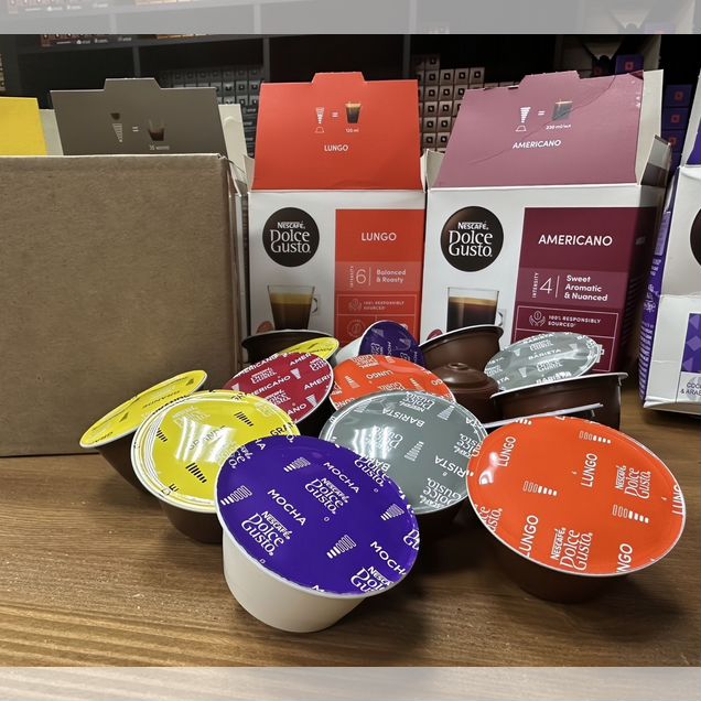 Ассорти капсул Dolce gusto на 16 чашек кофе