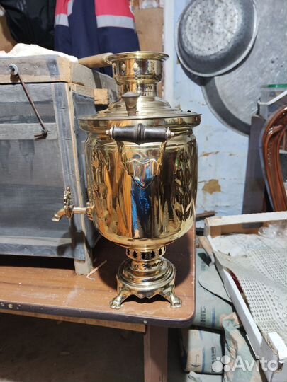 Самовар на дровах СССР
