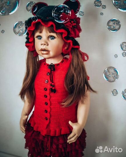 Вязаный комплект для девочки