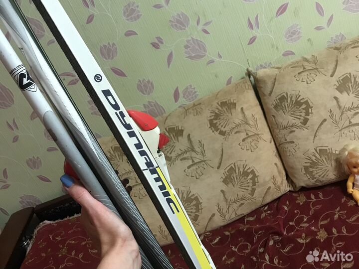 Беговые лыжи детские с палками