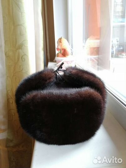 Шапка ушанка норка