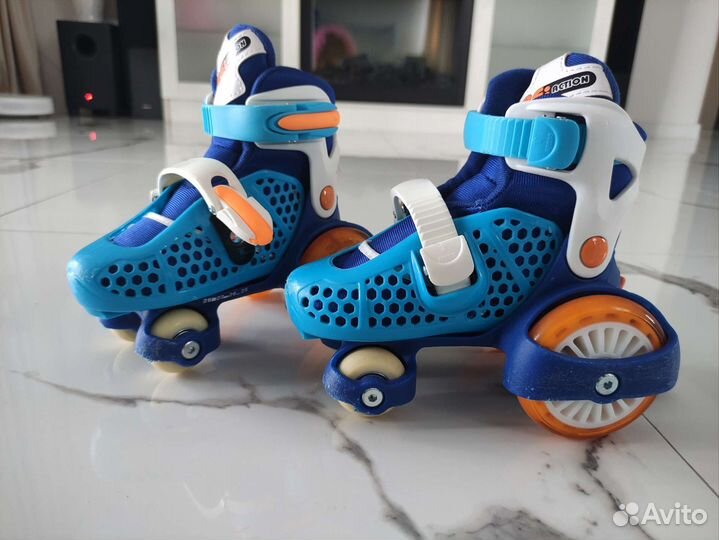 Роликовые коньки детские раздвижные