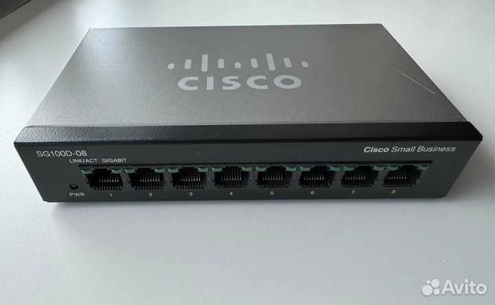 Коммутатор свитч Cisco SG100D-08 1Гбит/с