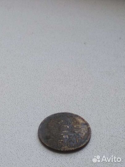 Монета 3 копейки 1936г