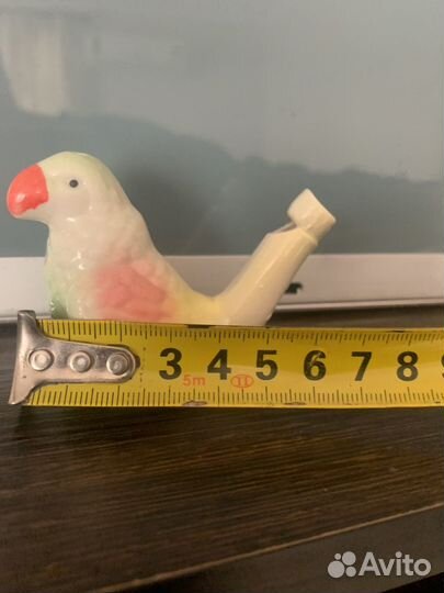 Попугай свисток керамика