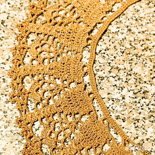 Воротник вязанный, ручной работы