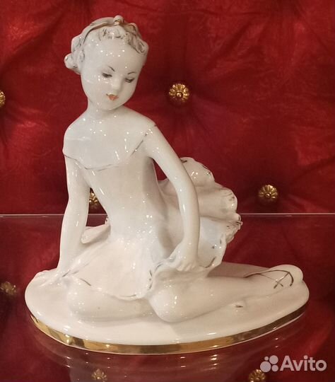 Две Фигурки СССР Юные Балерины лфз и Вербилки