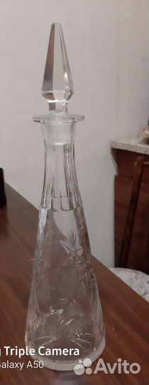 Штофы и графины СССР хрусталь