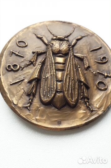 Медаль Банка Credito Italiano 1870-1970 настольная