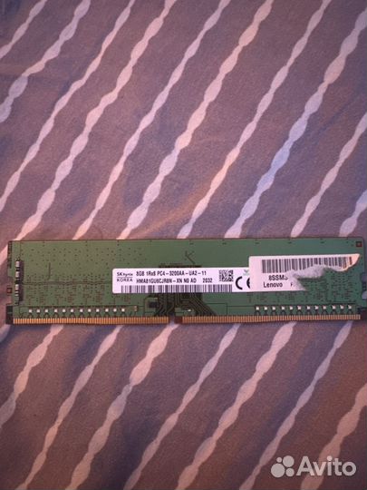 Ddr4 8gb hynix 2шт