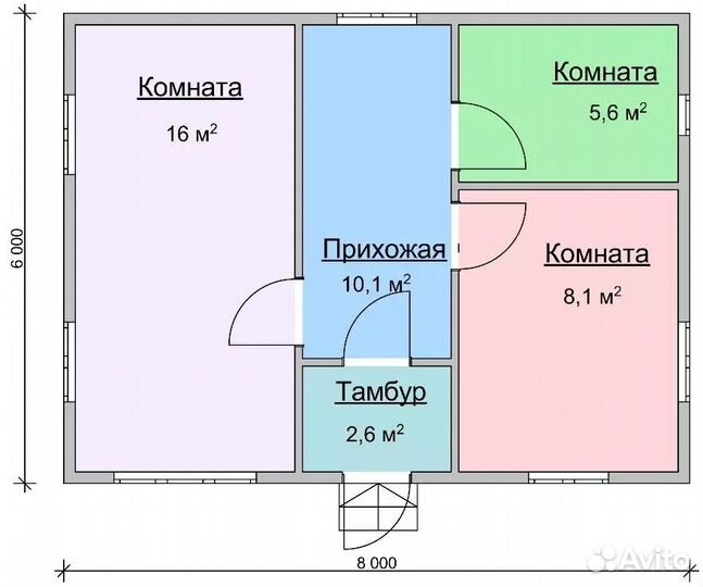 Каркасный загородный домик