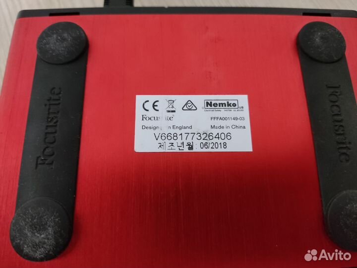 Звуковая карта focusrite