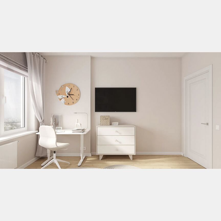 3-к. квартира, 66,5 м², 3/9 эт.