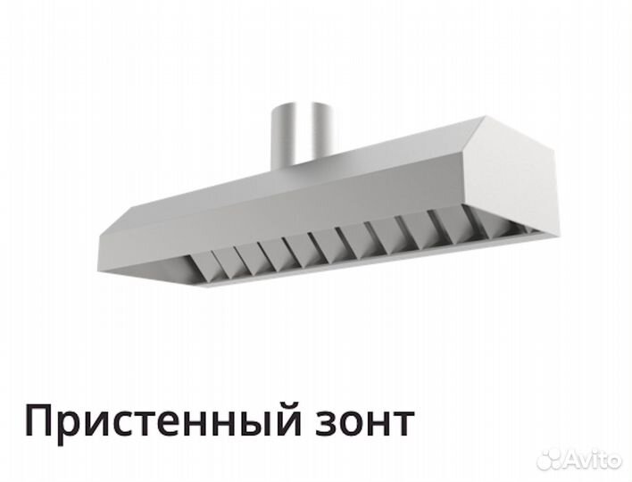 Зонт вытяжной для вентиляции - Ресторан Комплект