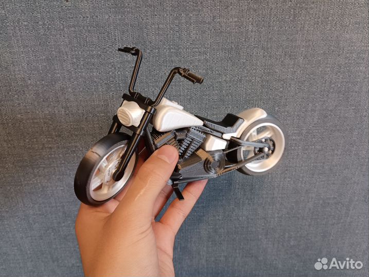 Модель мотоцикла 3д печать