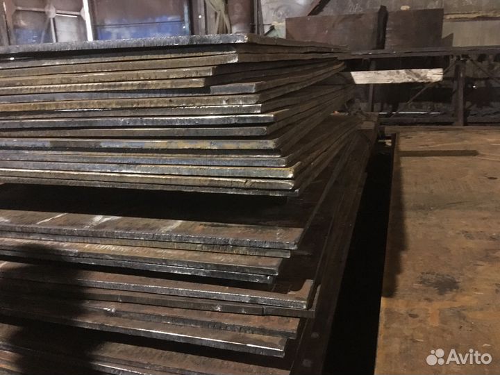 Лист стальной металлический толщина от 10 до 20 мм