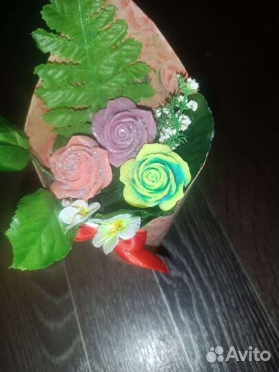 Букет из мыла