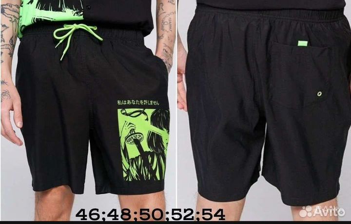 Бордшорты Rick and Morty и Аниме