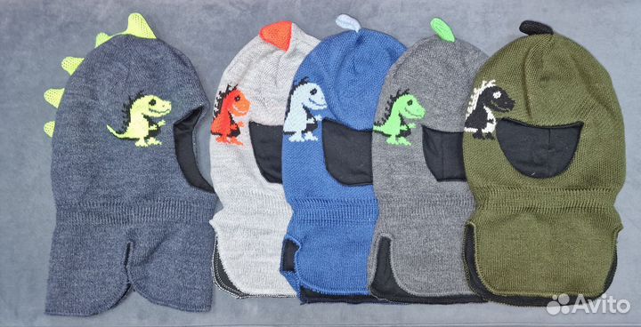 Шапка шлем для мальчиков