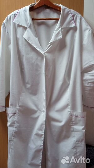 Халат женский белый медицинский