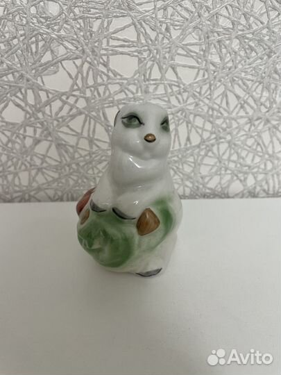 Фарфоровая статуэтка Заяц СССР