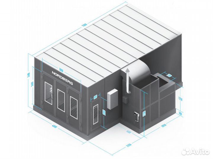 Покрасочная камера Nordberg standart