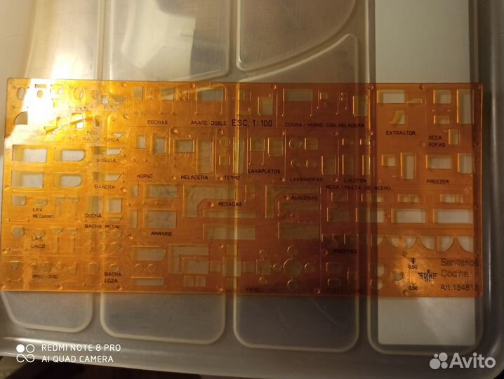 Чертежный трафарет