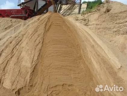 Песок карьерный мытый