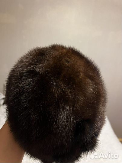 Норковый берет женский