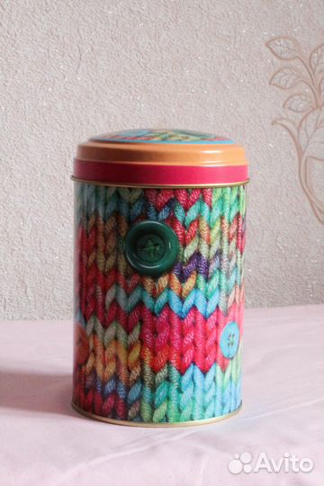 Банка жестяная для сыпучих продуктов