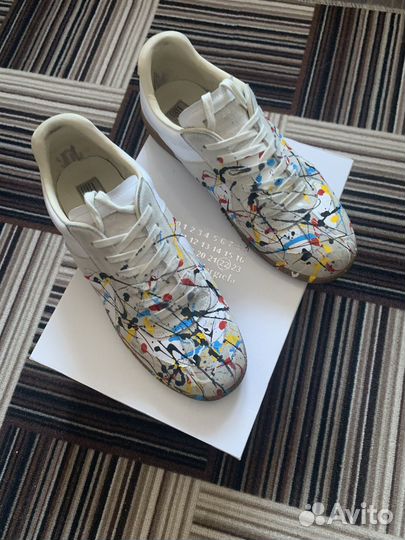 Кроссовки Maison margiela replica paint