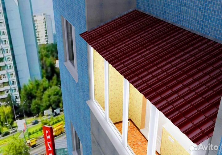 Крыша для балкона