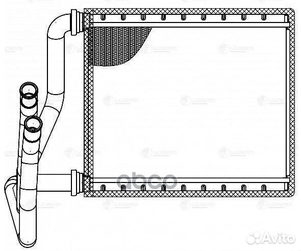 LRH 1918 радиатор отопителя Toyota Camry 07 L