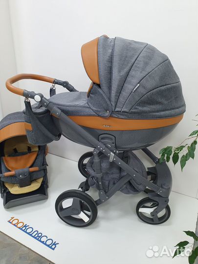 Adamex (Monte Carbon) 2в1 \ Коляска модульная