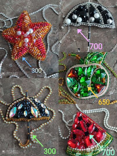 Броши. Ручная работа