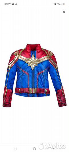 Костюм новогодний Капитан Марвелл